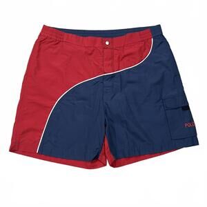 Polo Sport Ralph Lauren Mens Red Blue Board Shorts Size 2XL XXL